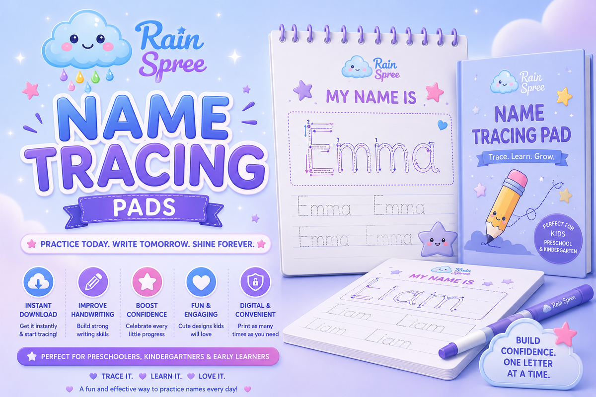 Name Tracing Pads