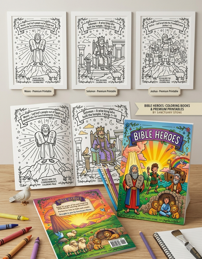 Bible Characters Coloring Books