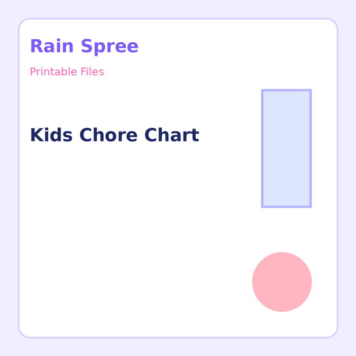 Kids Chore Chart