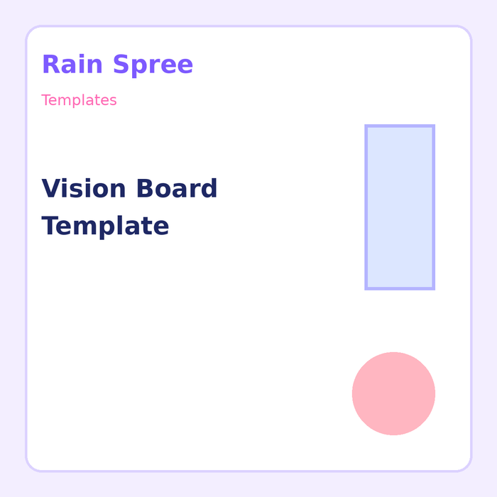 Vision Board Template